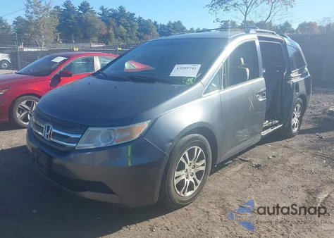 2011 Honda Odyssey Ex-L from USA, damaged, VIN 5FNRL5H6XBB034732